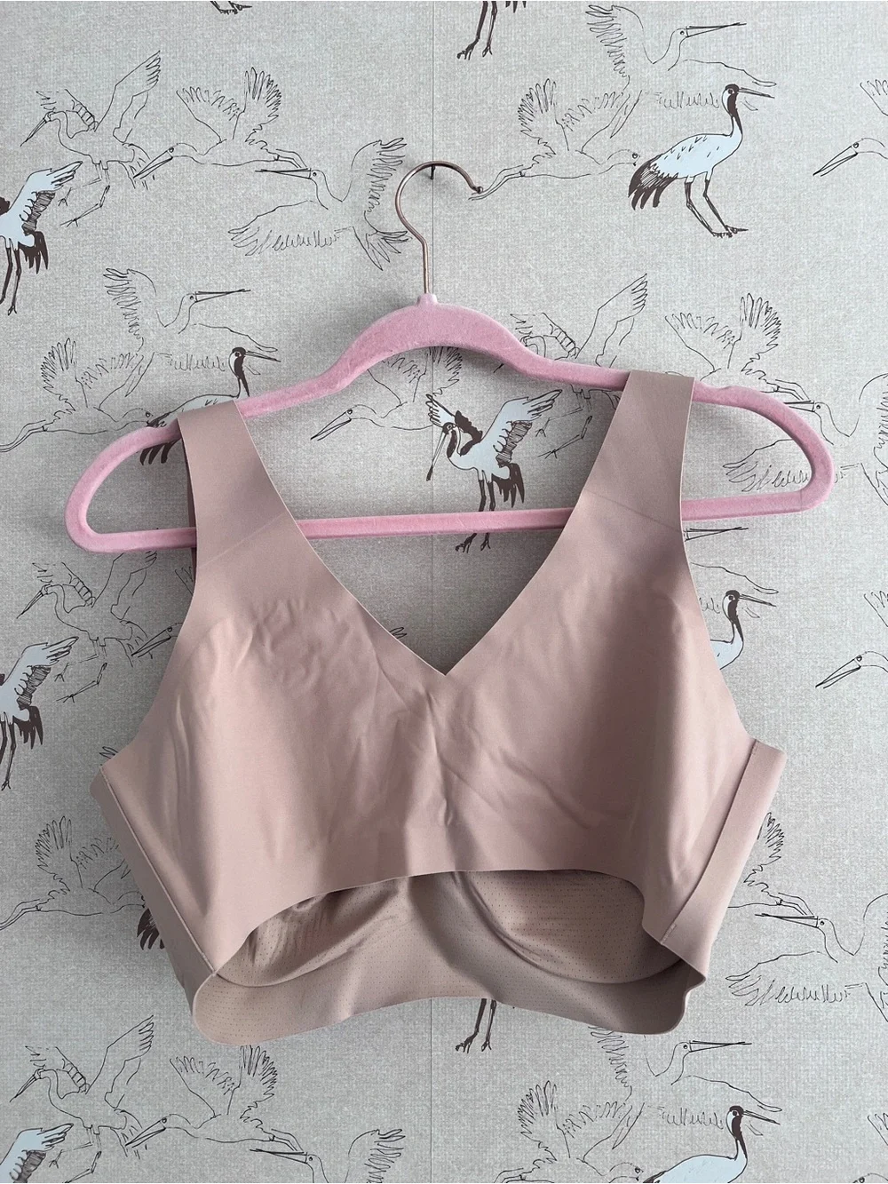 NWT honeylove V neck bra in sand size 1x